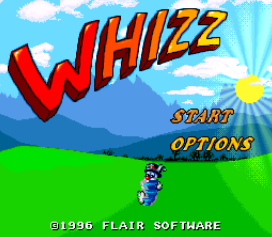 Whizz Title Screen
